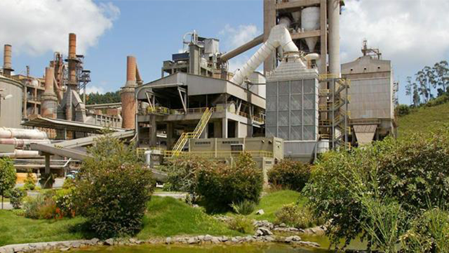 Votorantim Cimentos cement factory in Brazl